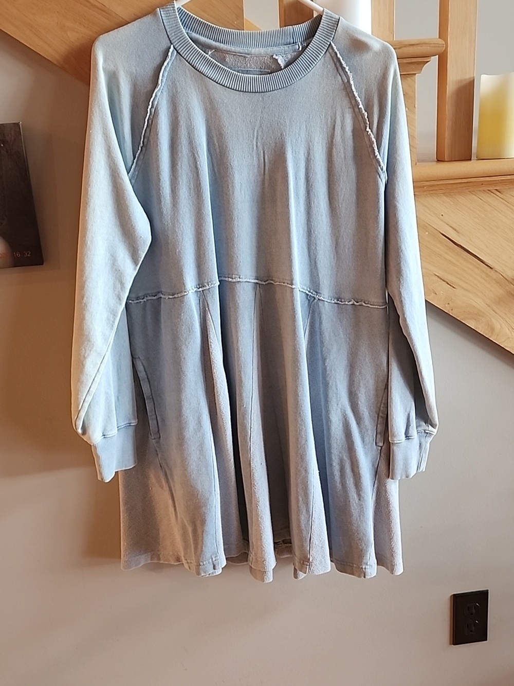 American Eagle Outfitters Light blue Babydoll dress.